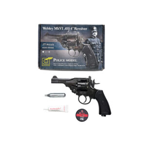 Webley MKVI CO2 Pellet Revolver 4. INC