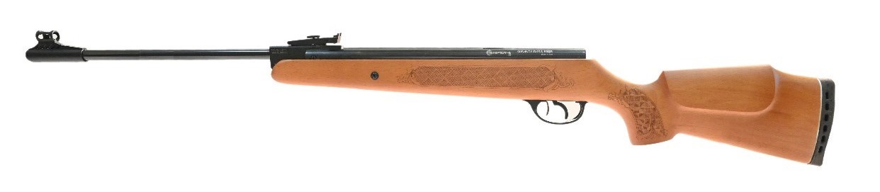 SDB Sniper Nitro 0.177 Cal Air Rifle With Fiber Optic – Beech Wood - Image 3