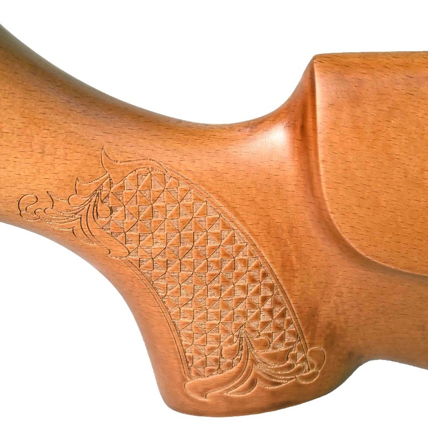 SDB Sniper Nitro 0.177 Cal Air Rifle With Fiber Optic – Beech Wood - Image 4